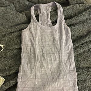 Light Purple Lululemon Razorback Tank lightly worn